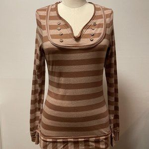 Stussy Girls Scoop Henley – Russet NWOT